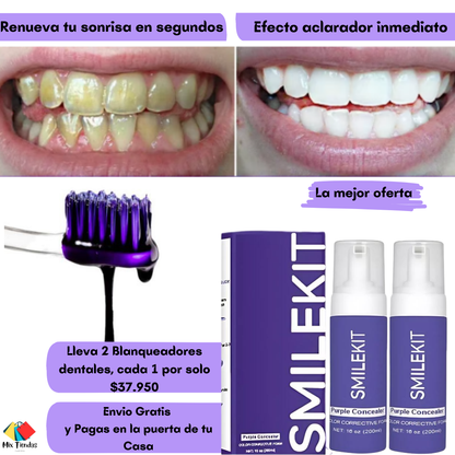 2 x1 Smilekit® Blanquea tus dientes fácil y rápido