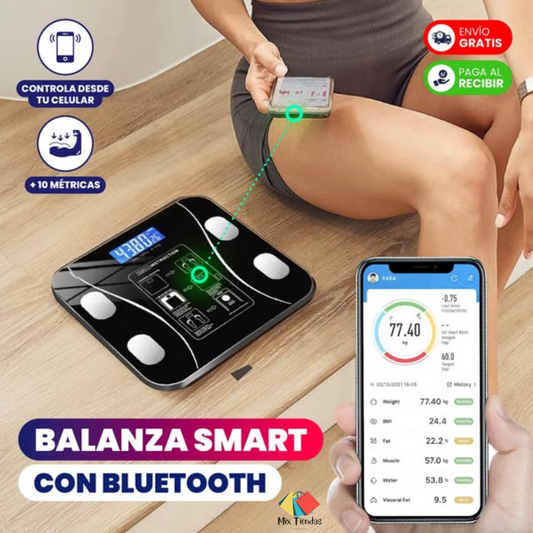 Oferta Relámpago⚡: Balanza Smart con Bluetooh