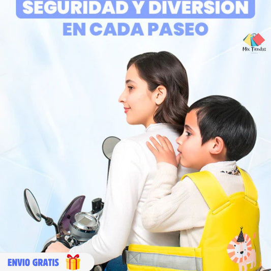 Chaleco  de seguridad de moto🏍️ para niños👧👦